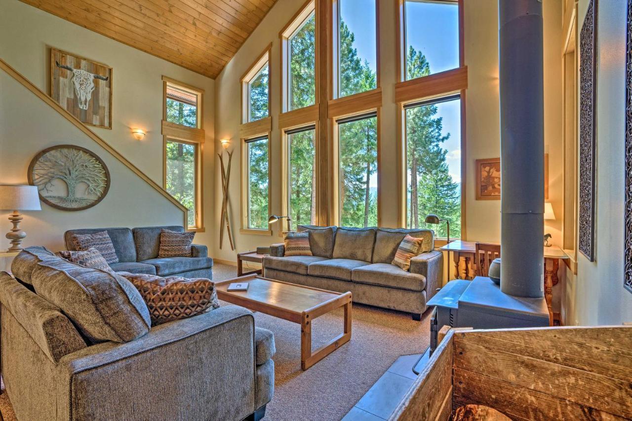Private Leavenworth Cabin With Mtn Views And Fire Pit Exterior foto