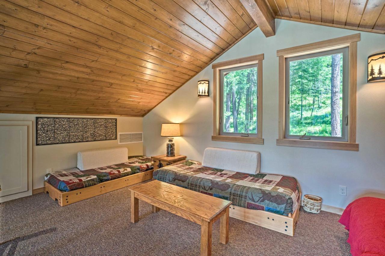 Private Leavenworth Cabin With Mtn Views And Fire Pit Exterior foto